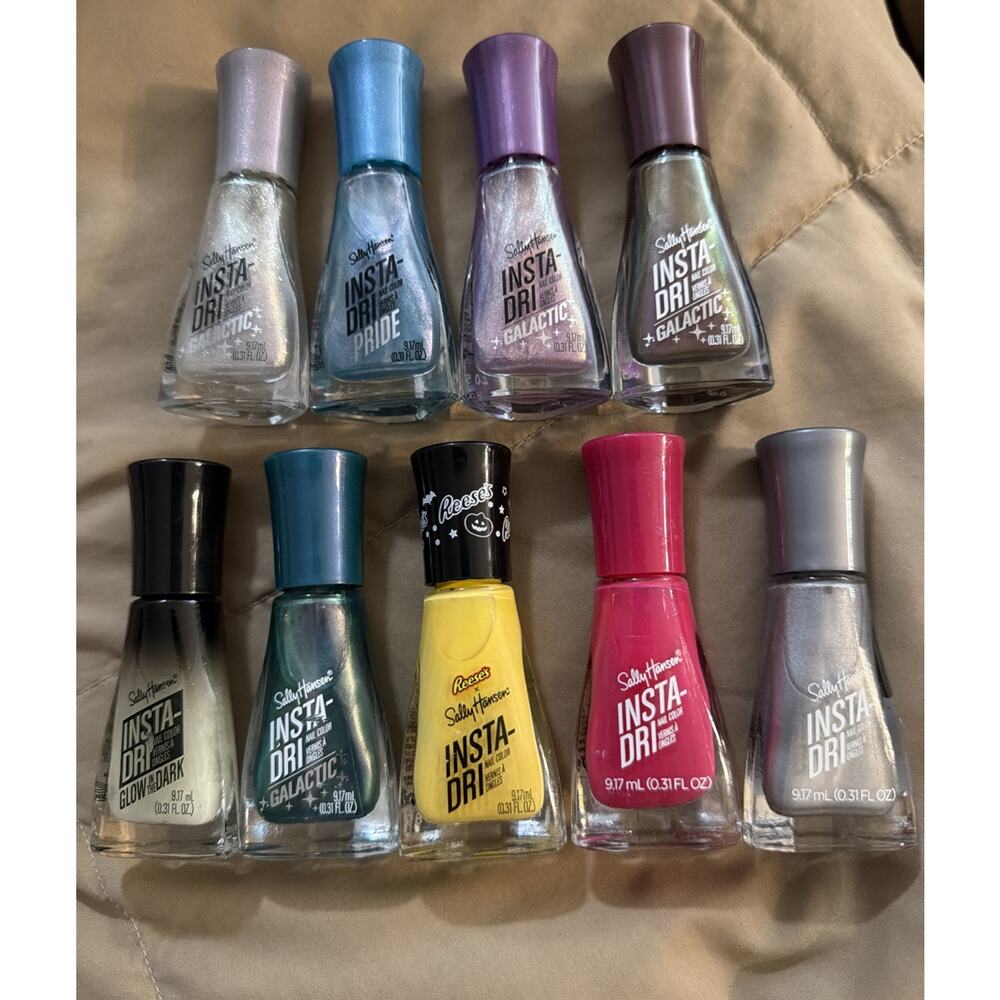 Lot 9 Sally Hansen Insta-Dri Nail Polish 563 303 738 115 733 113 111 756 109 (d)